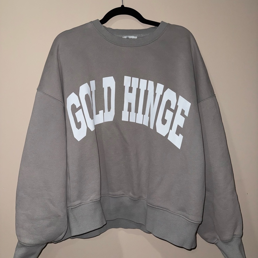 Gold Hinge Women's Gray Sweatshirt